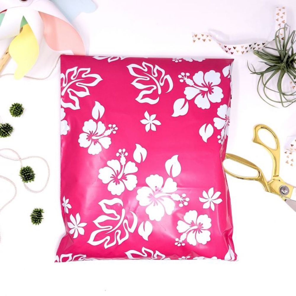 40 Aloha Designer 10"x13" Poly Mailers